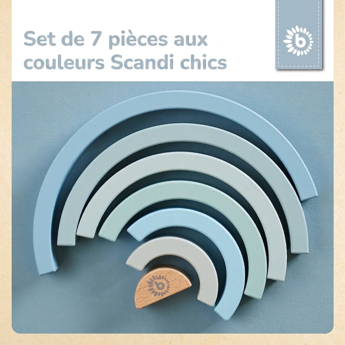 Regenbogen blau FSC® - FR Infographic