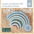 Regenbogen blau FSC® - IT Infographic