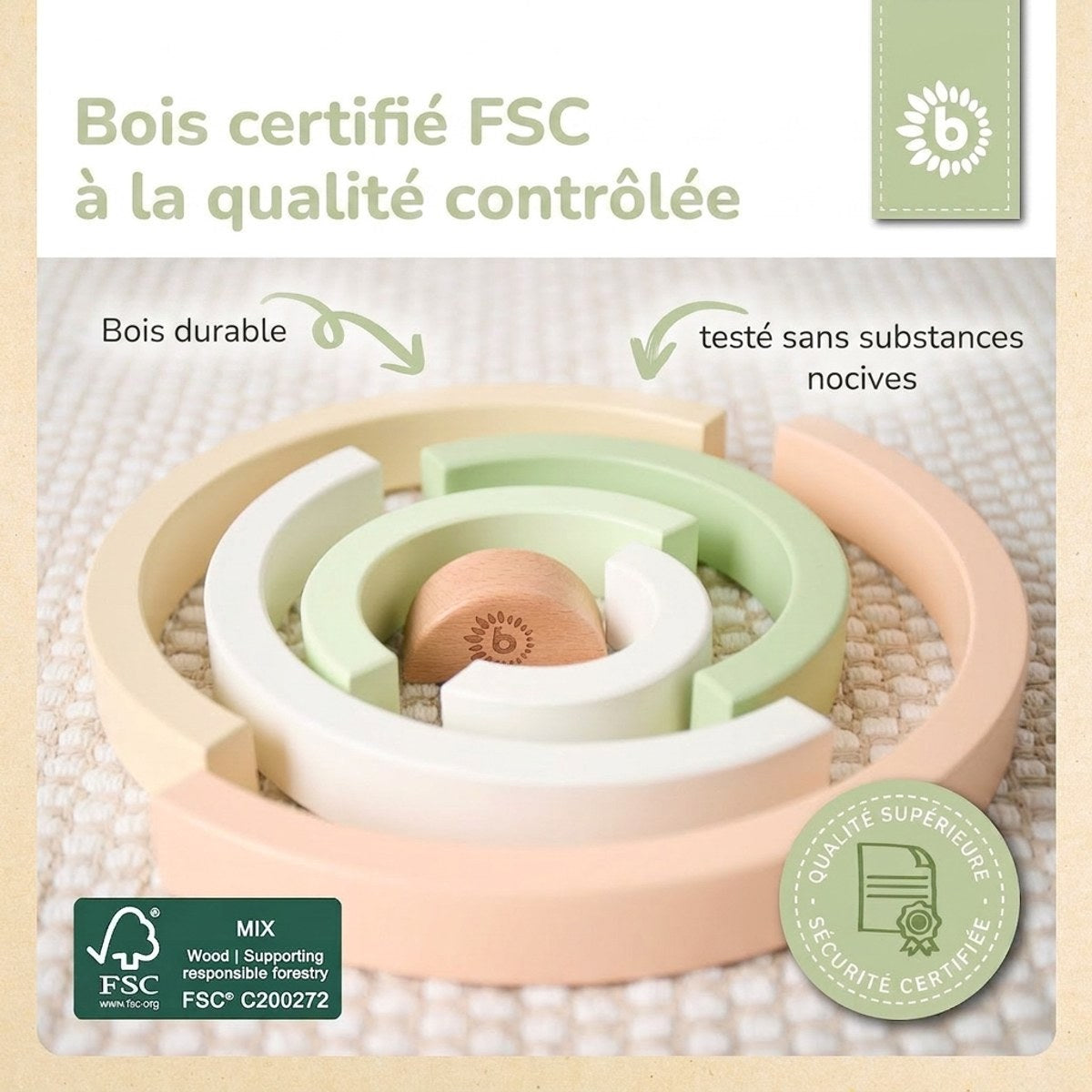REGENBOGEN HASE FINE FSC® - FR Infographic