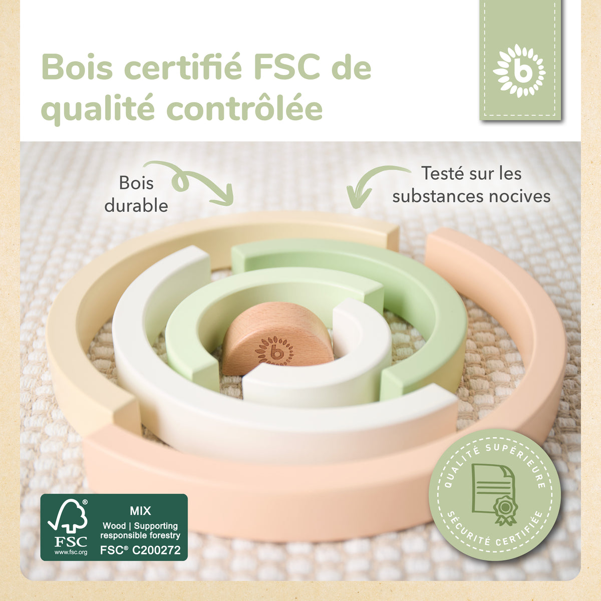 REGENBOGEN HASE FINE FSC® - FR Infographic