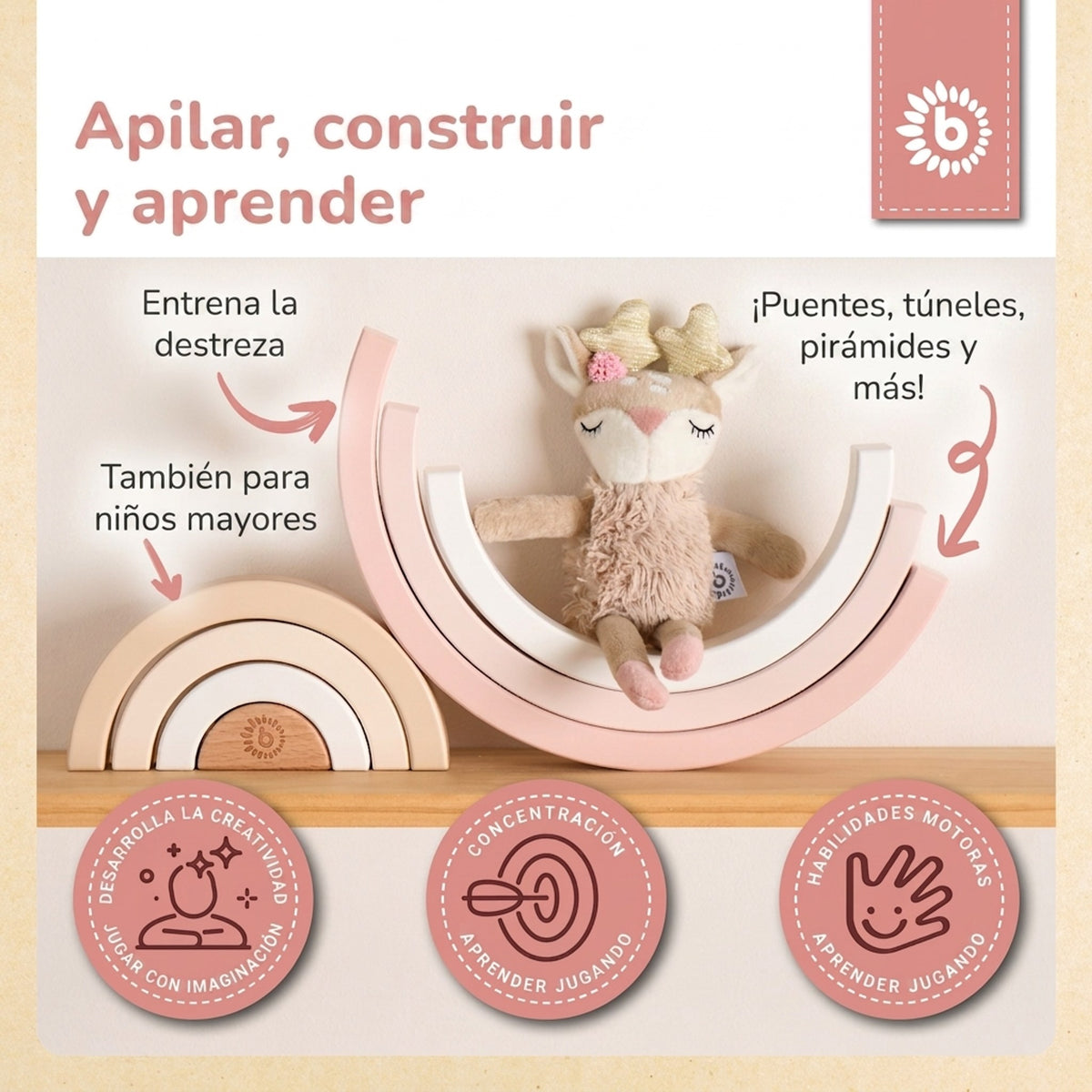 Regenbogen Reh Ella FSC® - ES Infographic
