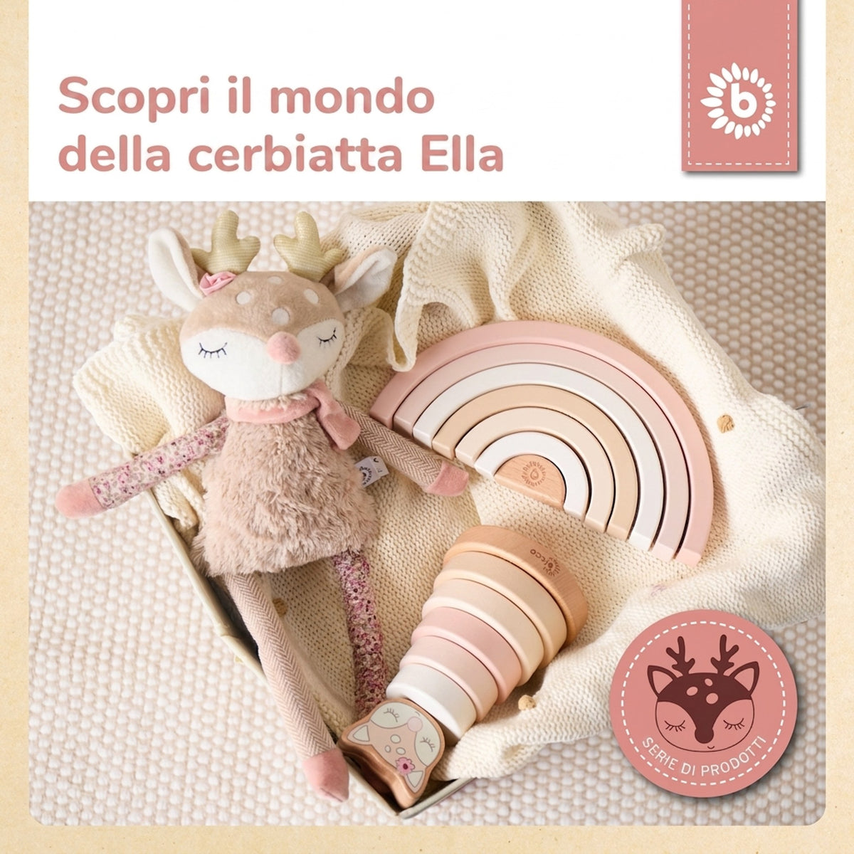 Regenbogen Reh Ella FSC® - IT Infographic