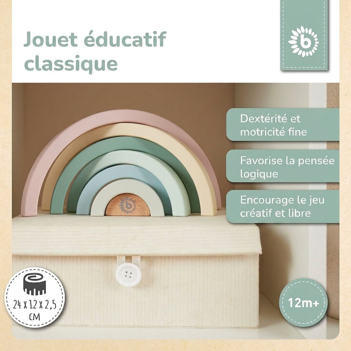 Regenbogen rose FSC® - FR Infographic