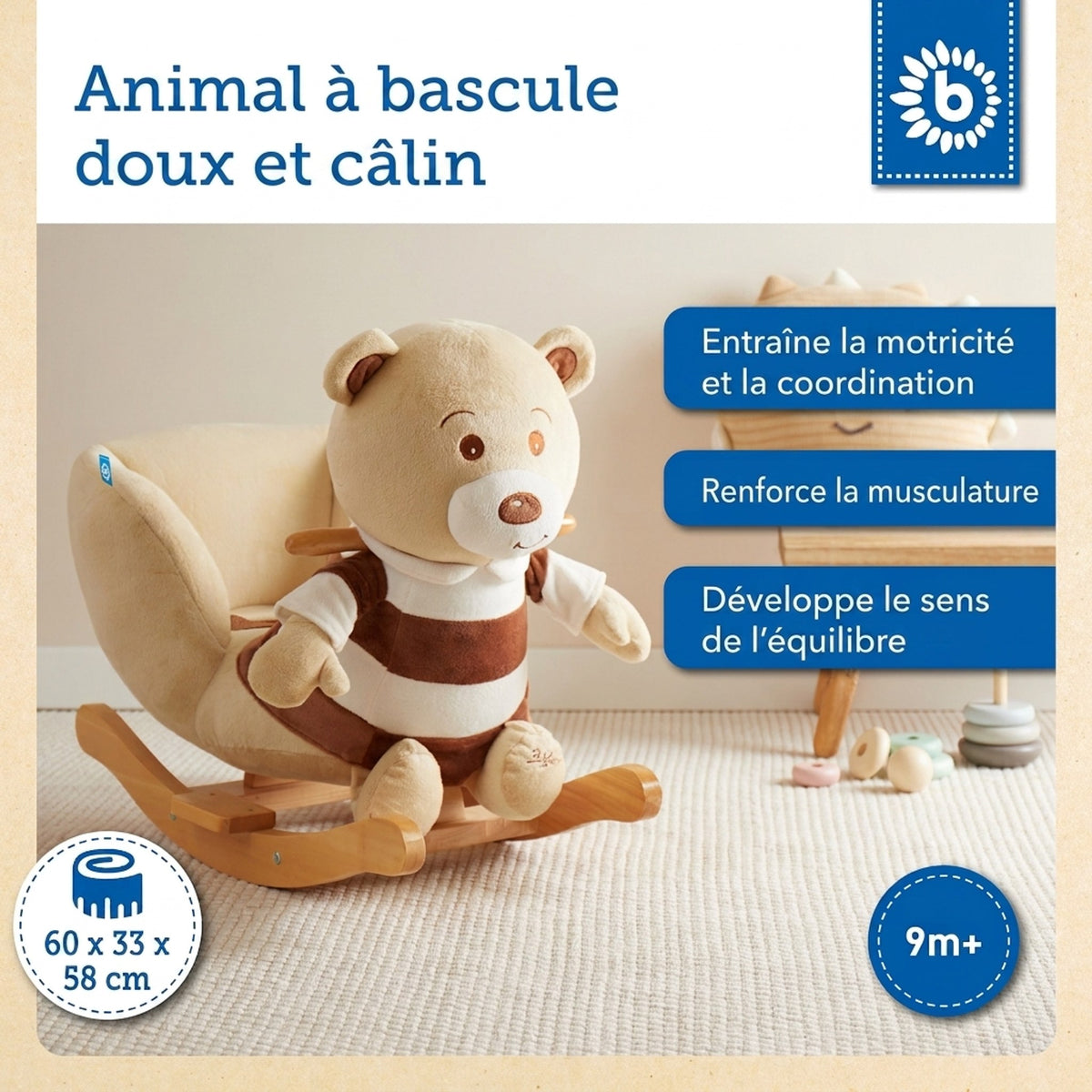 Schaukel Bär Bubu - FR Infographic