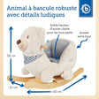 Schaukel Bär creme - FR Infographic