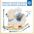 Schaukel Bär creme - FR Infographic