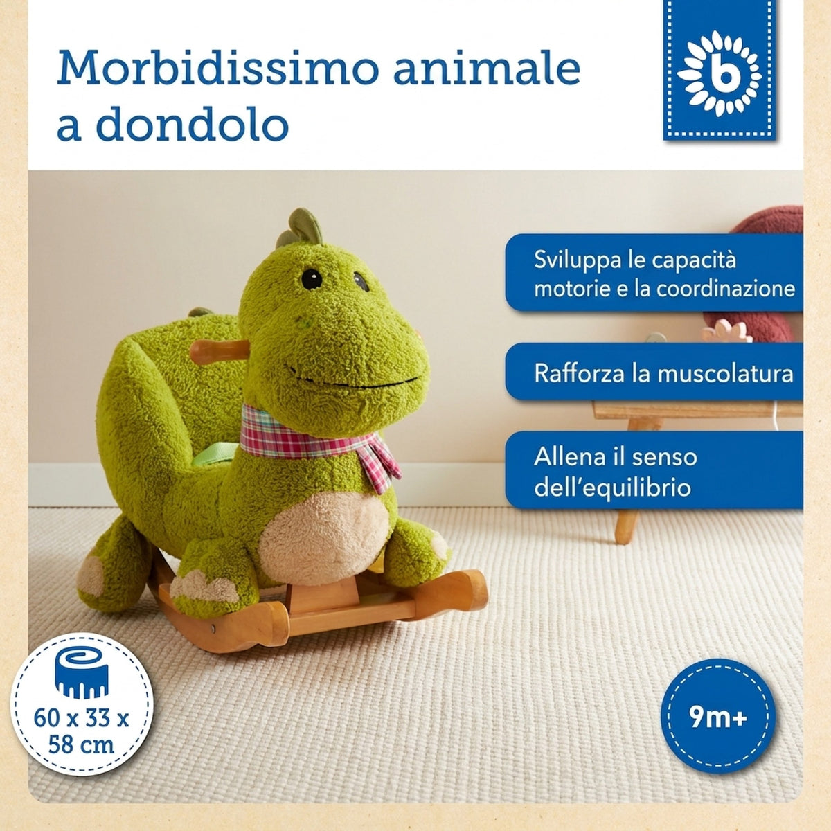 Schaukel Dino - IT Infographic