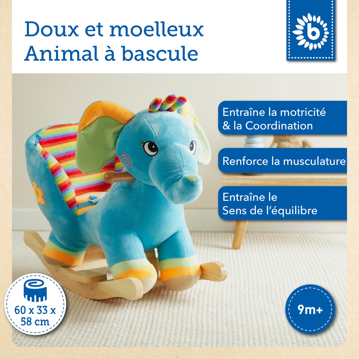 Schaukel Elefant - FR Infographic