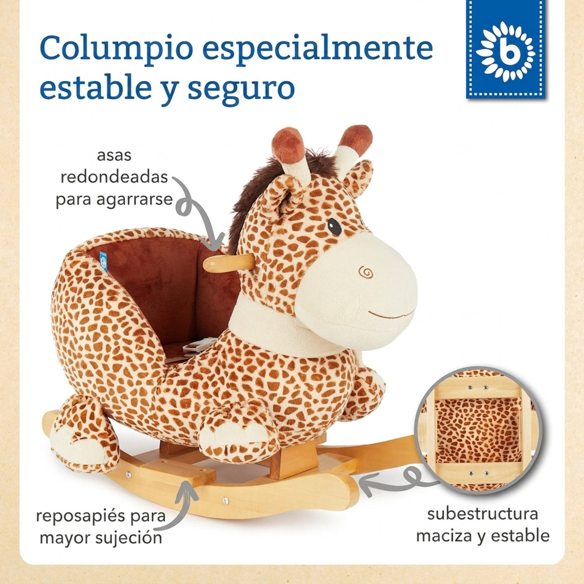Schaukel Giraffe - ES Infographic