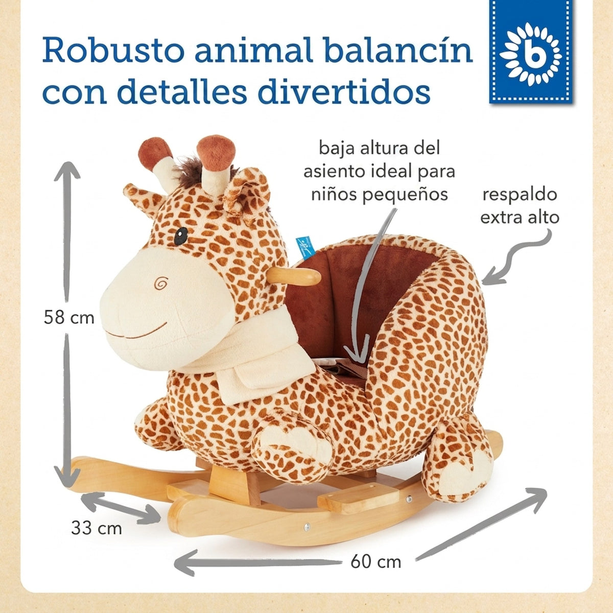 Schaukel Giraffe - ES Infographic