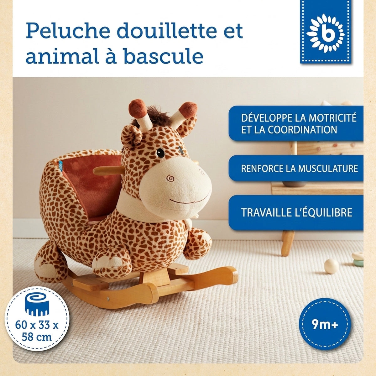 Schaukel Giraffe - FR Infographic