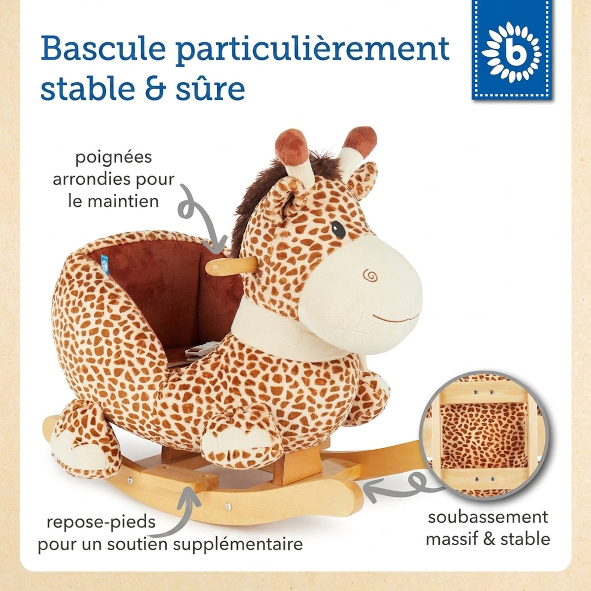 Schaukel Giraffe - FR Infographic
