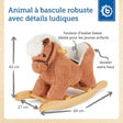 Schaukel Pferd - FR Infographic