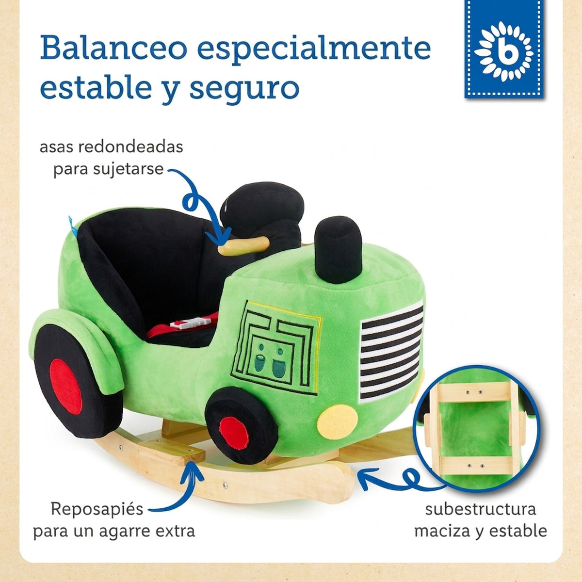 Schaukel Traktor - ES Infographic