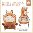 Schaukeltier Baby Pferd Calimero - FR Infographic