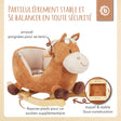Schaukeltier Baby Pferd Calimero - FR Infographic