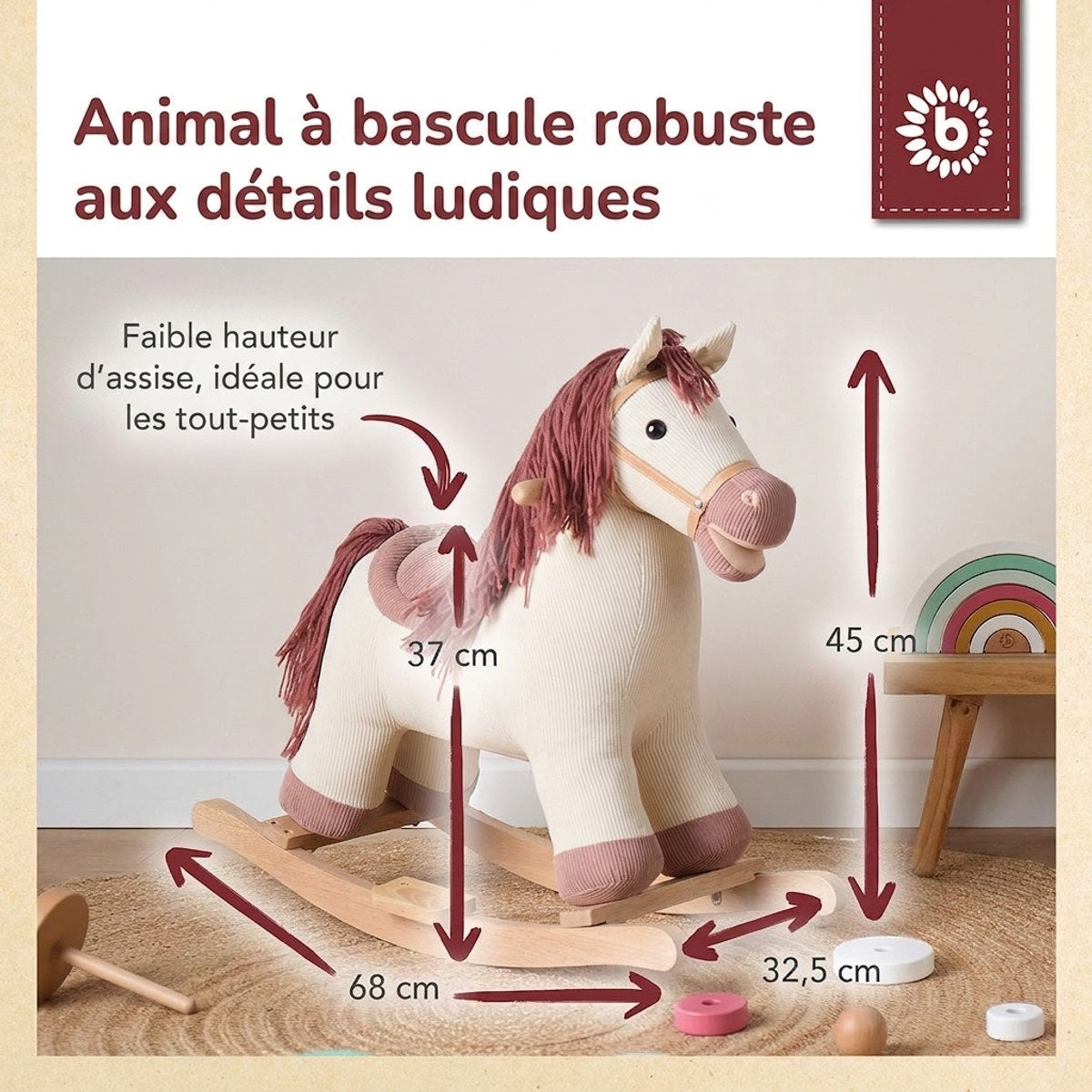 Schaukelpferd Ginger - FR Infographic
