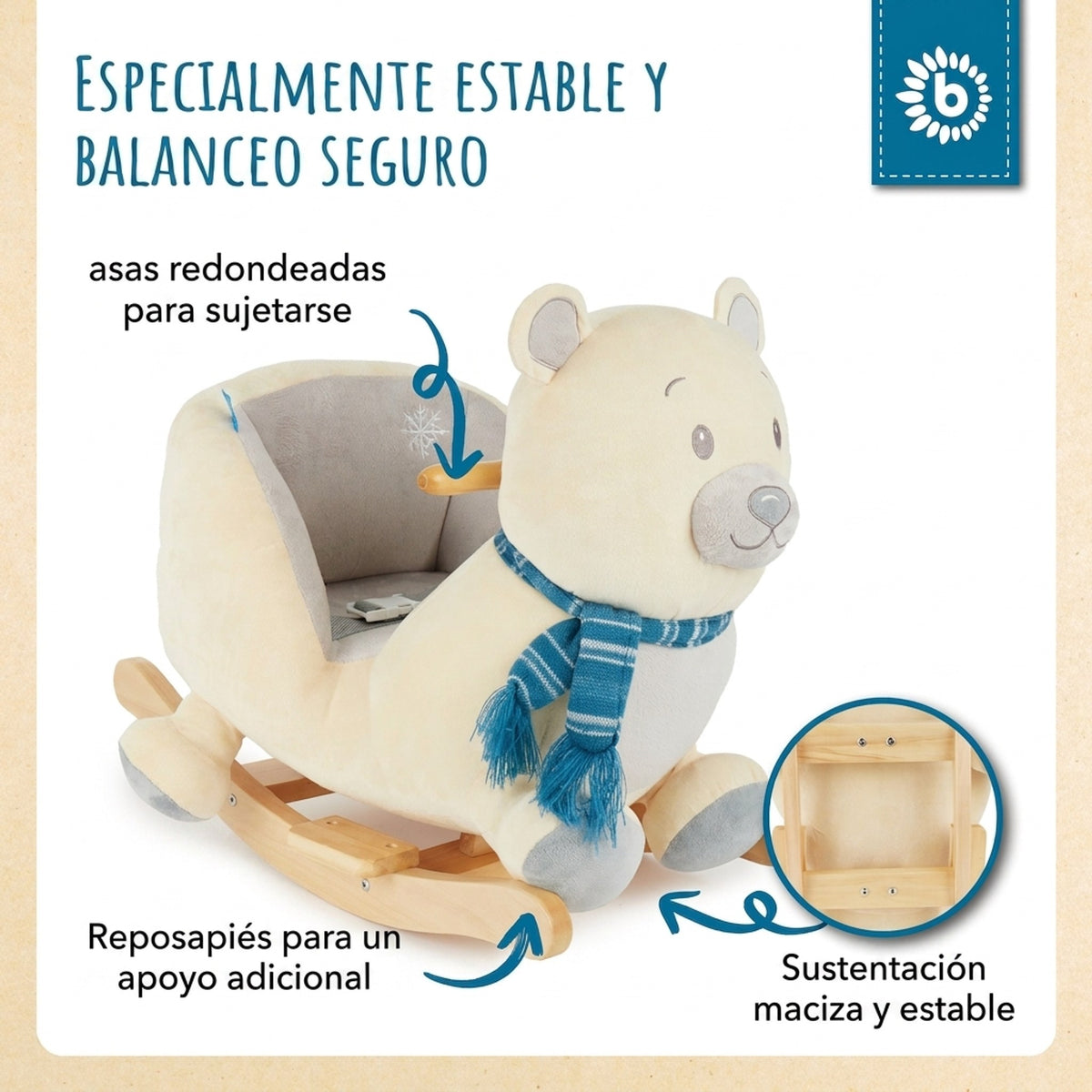 Schaukeltier Baby Eisbär Lars - ES Infographic
