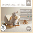 Schaukeltier Baby Esel Fips - FR Infographic