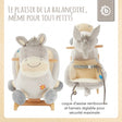 Schaukeltier Baby Esel Fips - FR Infographic
