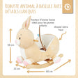 Schaukeltier Baby Hase Hopsi - FR Infographic