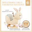 Schaukeltier Baby Hase Hopsi - FR Infographic