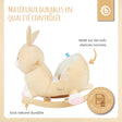 Schaukeltier Baby Hase Hopsi - FR Infographic