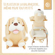 Schaukeltier Baby Hund Sam - FR Infographic