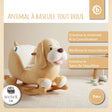 Schaukeltier Baby Hund Sam - FR Infographic