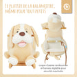 Schaukeltier Baby Hund Sam - FR Infographic