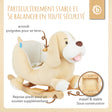 Schaukeltier Baby Hund Sam - FR Infographic