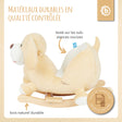 Schaukeltier Baby Hund Sam - FR Infographic