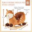 Schaukeltier Baby Reh Lia - FR Infographic