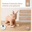 Schaukeltier Hase Fine - FR Infographic