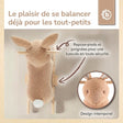 Schaukeltier Hase Fine - FR Infographic