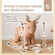 Schaukeltier Hase Fine - FR Infographic