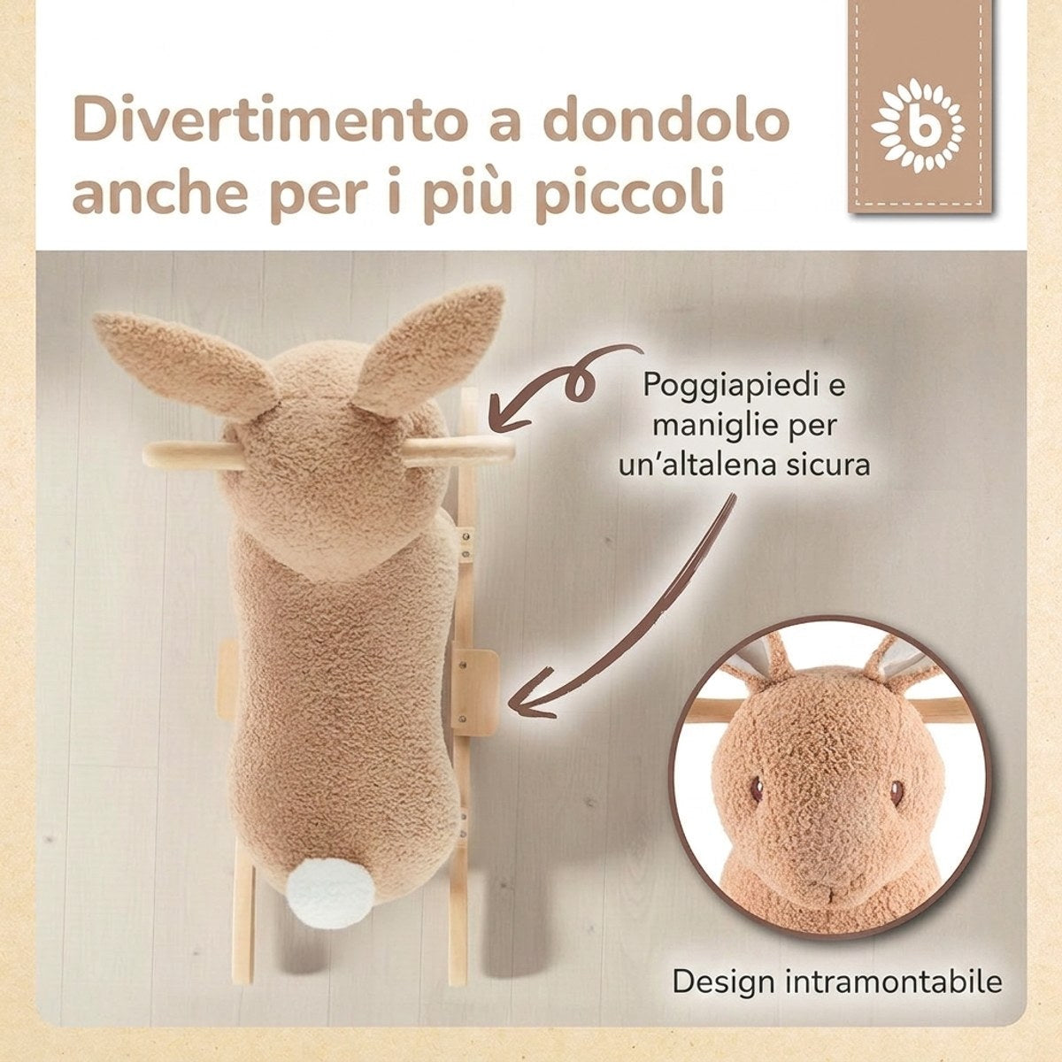 Schaukeltier Hase Fine - IT Infographic