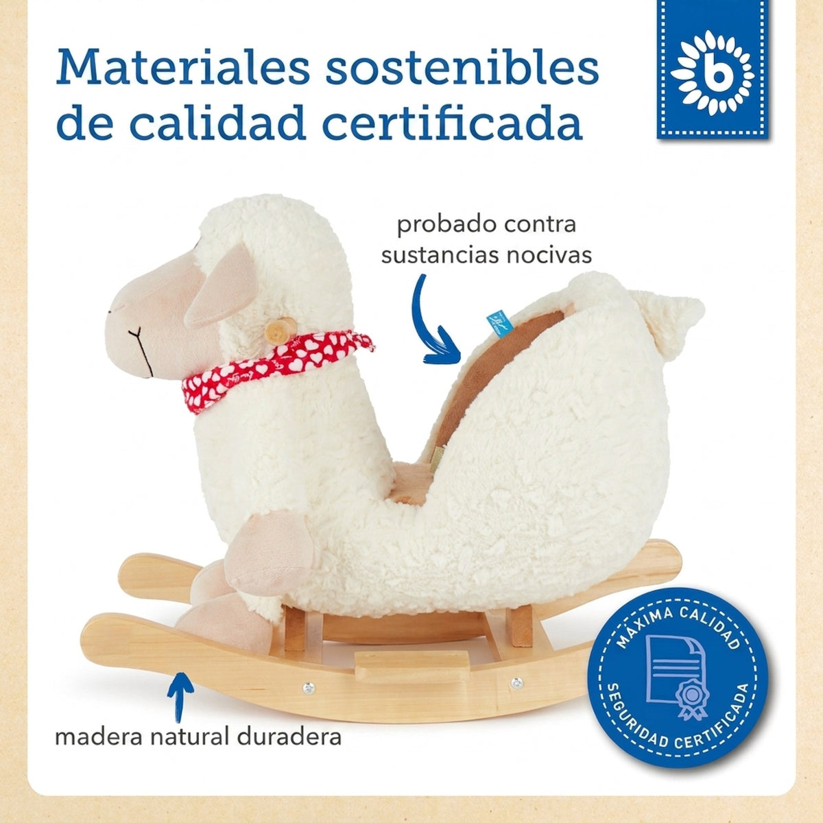 Schaukeltier Schaf - ES Infographic