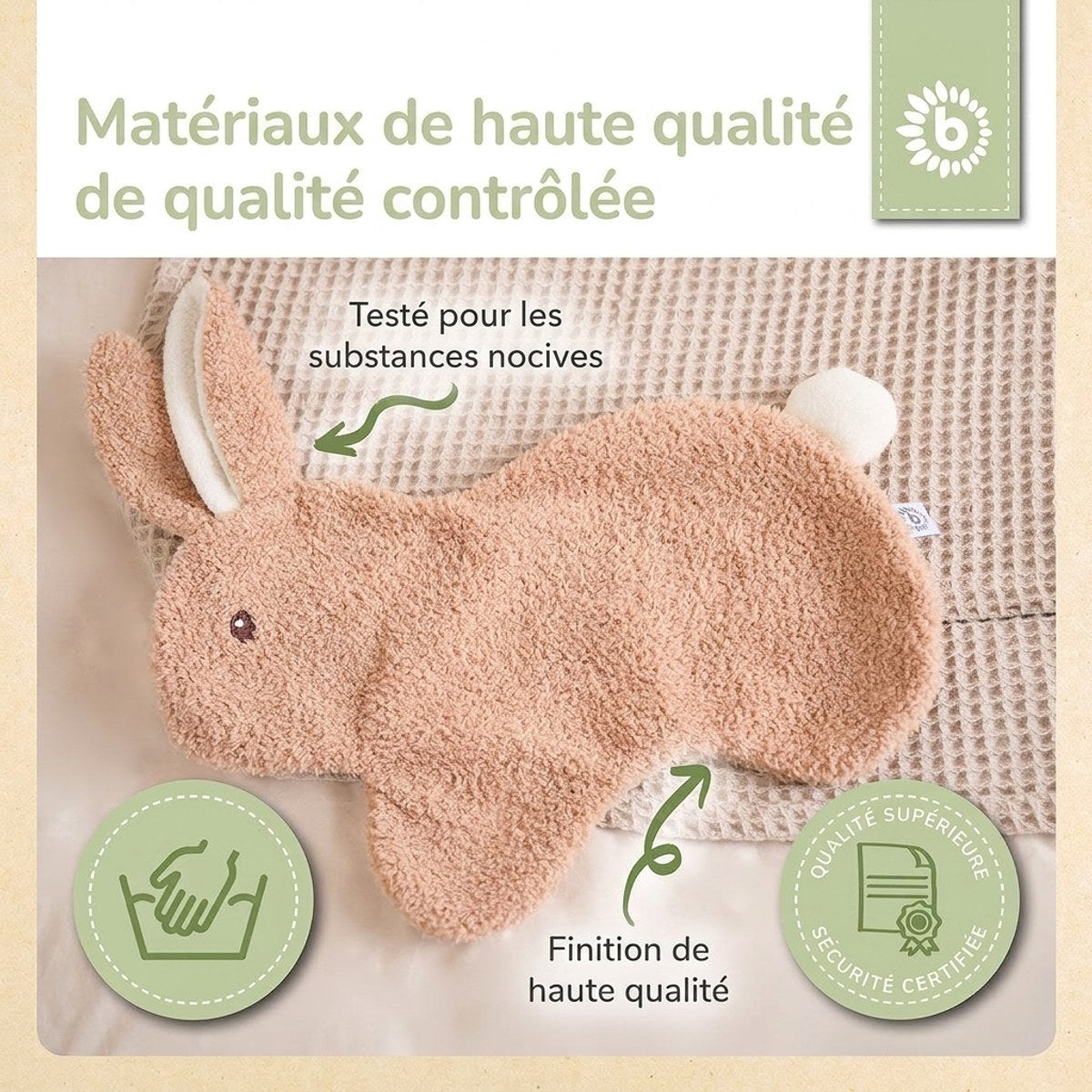 SCHMUSETUCH HASE FINE - FR Infographic