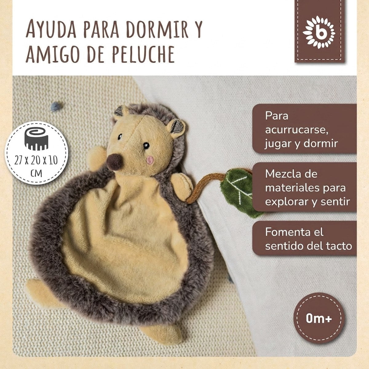 Schmusetuch Igel Piksi - ES Infographic