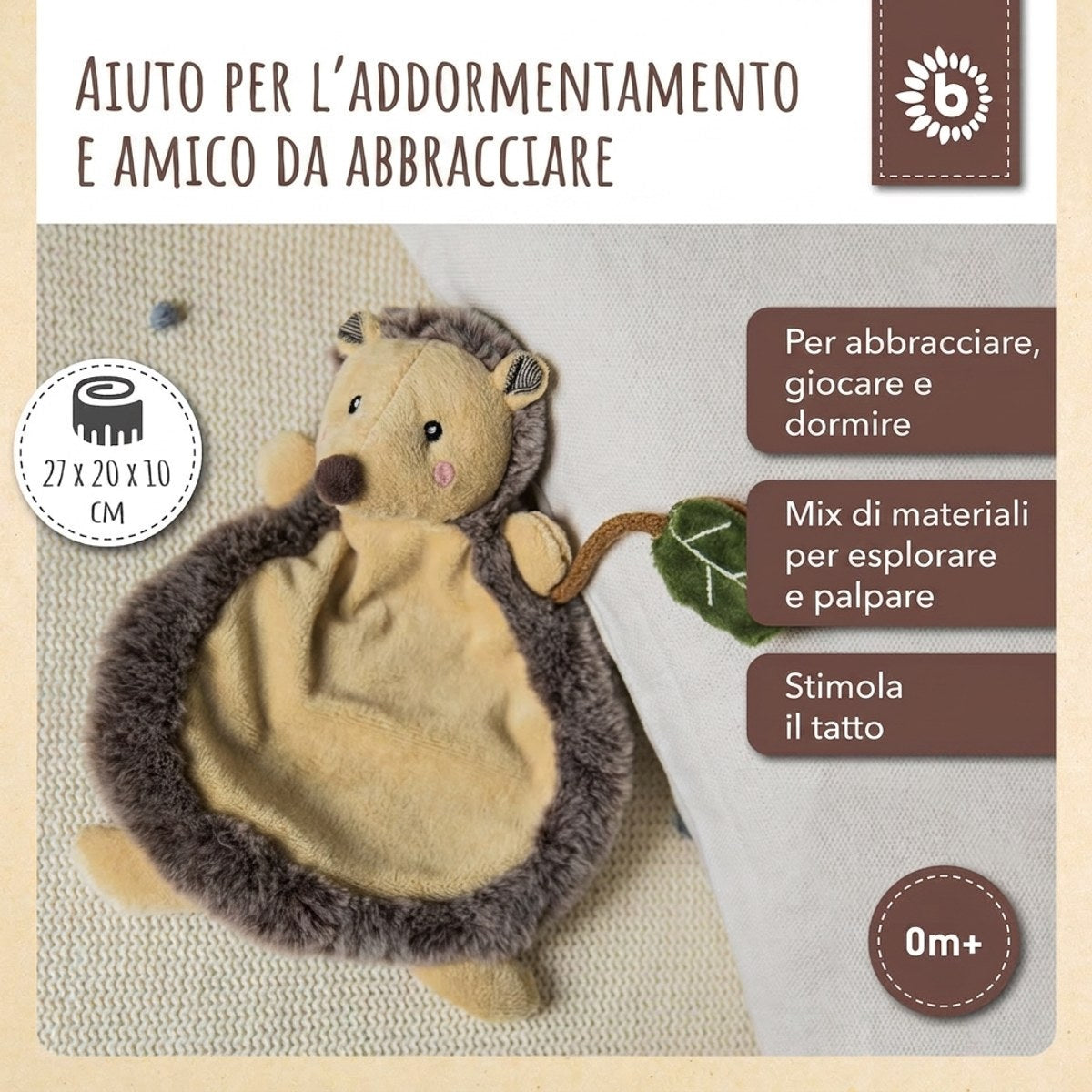 Schmusetuch Igel Piksi - IT Infographic
