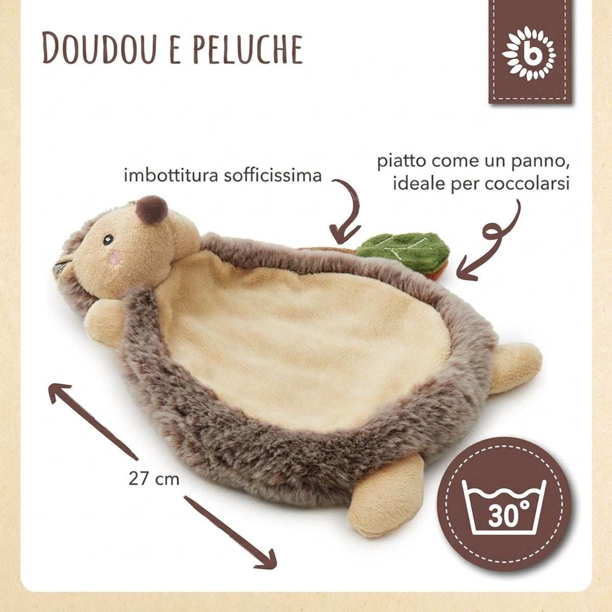 Schmusetuch Igel Piksi - IT Infographic