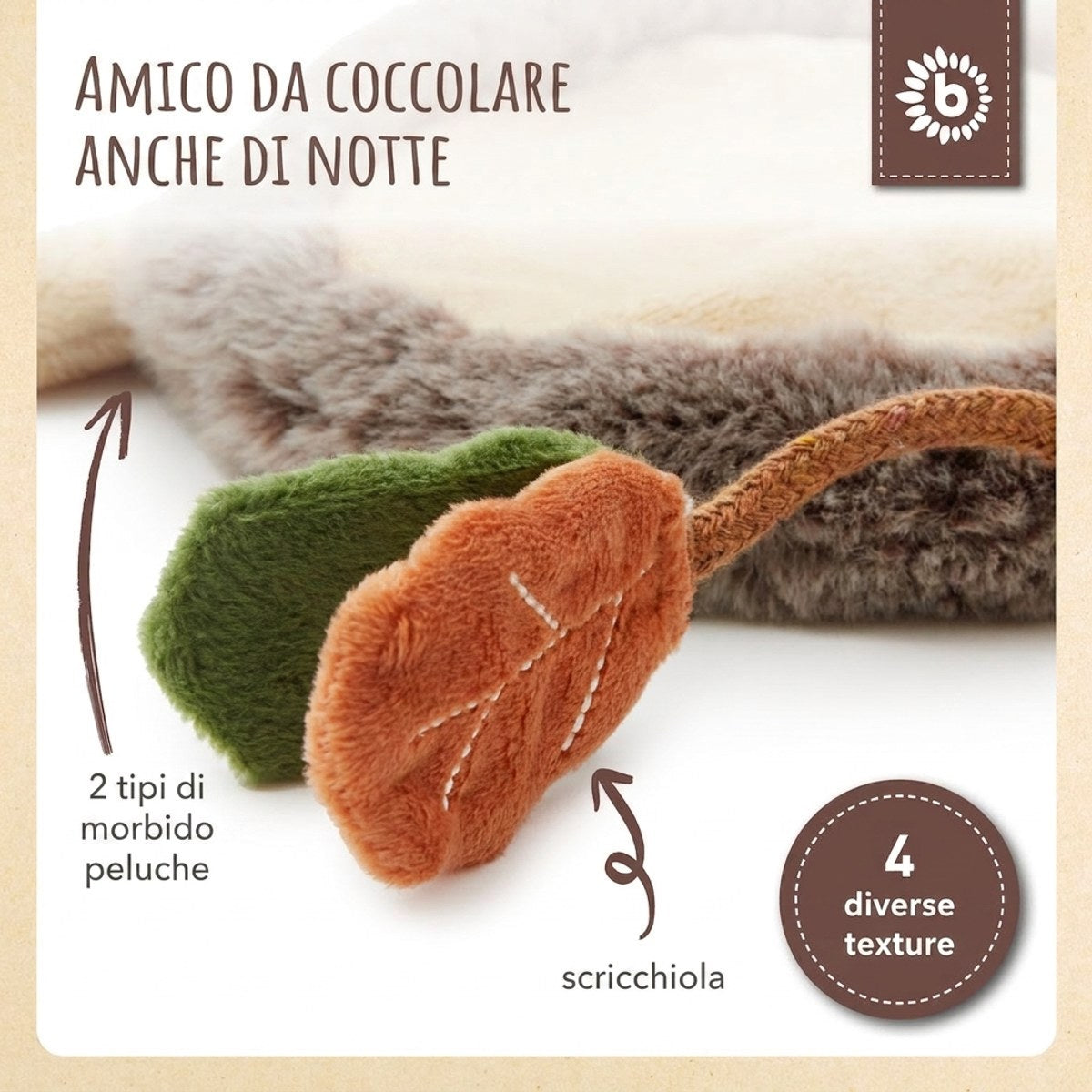Schmusetuch Igel Piksi - IT Infographic