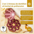 Silikon Beiß- & Greifball 2er Set Rosy Sky - FR Infographic