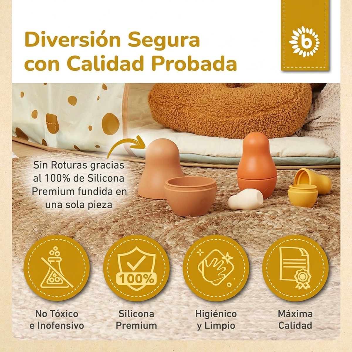 Silikon Matroschka Chocolate Bliss - ES Infographic