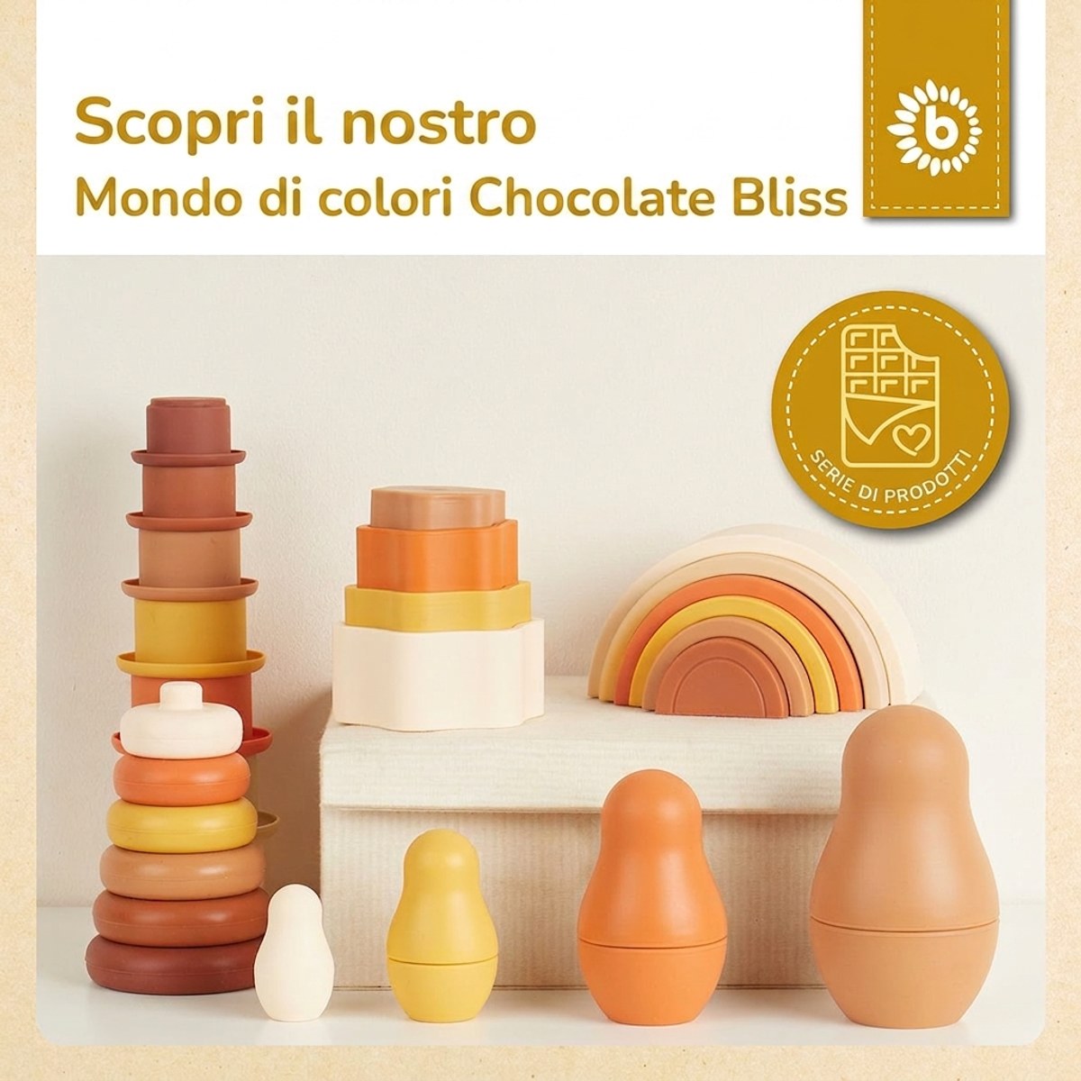 Silikon Regenbogen Chocolate Bliss - IT Infographic