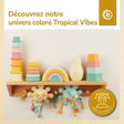 Silikon Regenbogen Tropical Vibes - FR Infographic