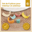 Silikon Regenbogen Tropical Vibes - FR Infographic