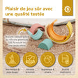 Silikon Regenbogen Tropical Vibes - FR Infographic