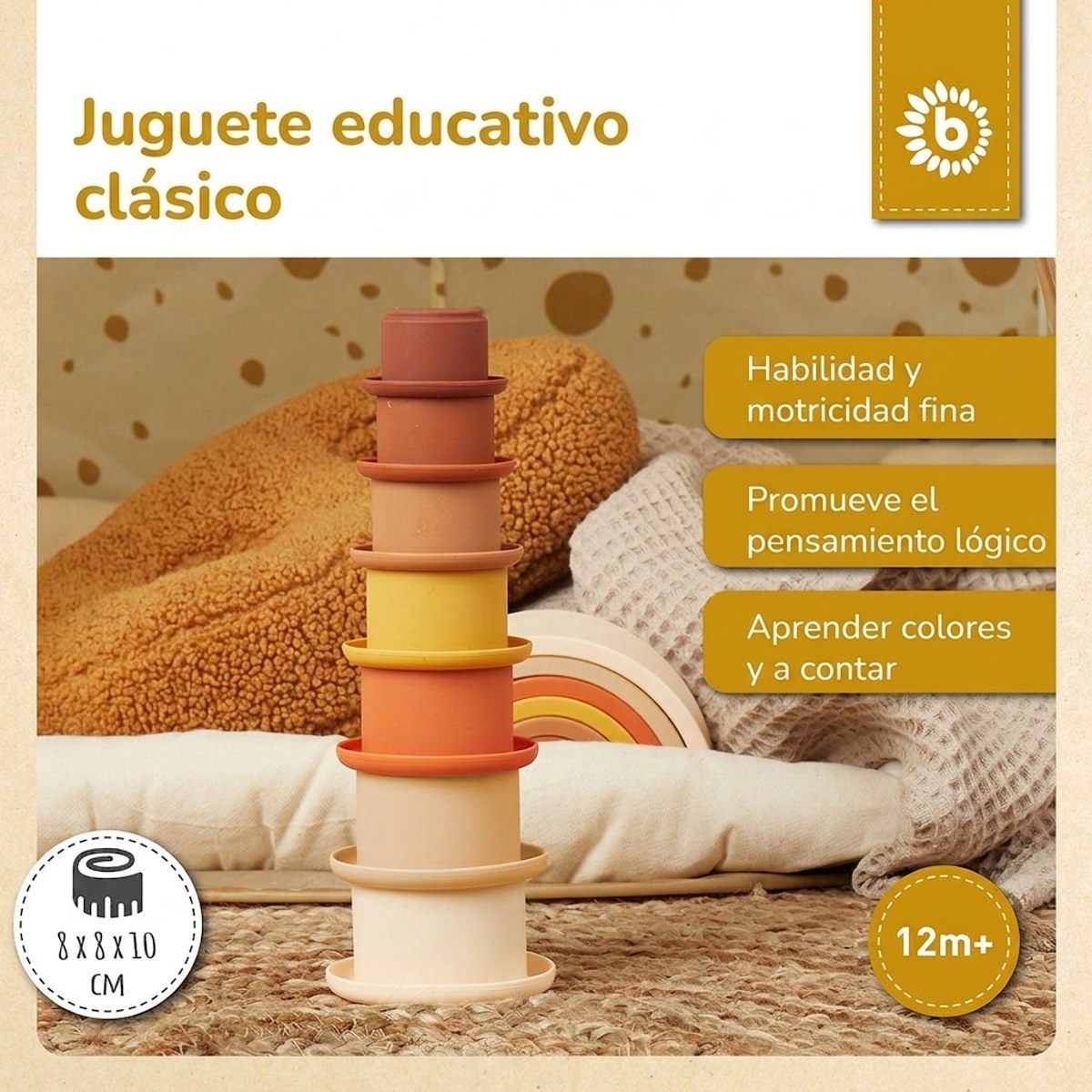 Silikon Stapelbecher Chocolate Bliss - ES Infographic